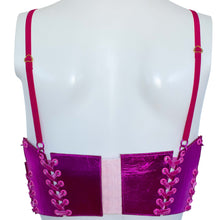 Load image into Gallery viewer, SUPER STAR BUSTIER *FUCHSIA*